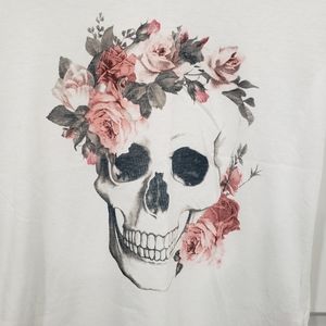 Floral Skull Tshirt